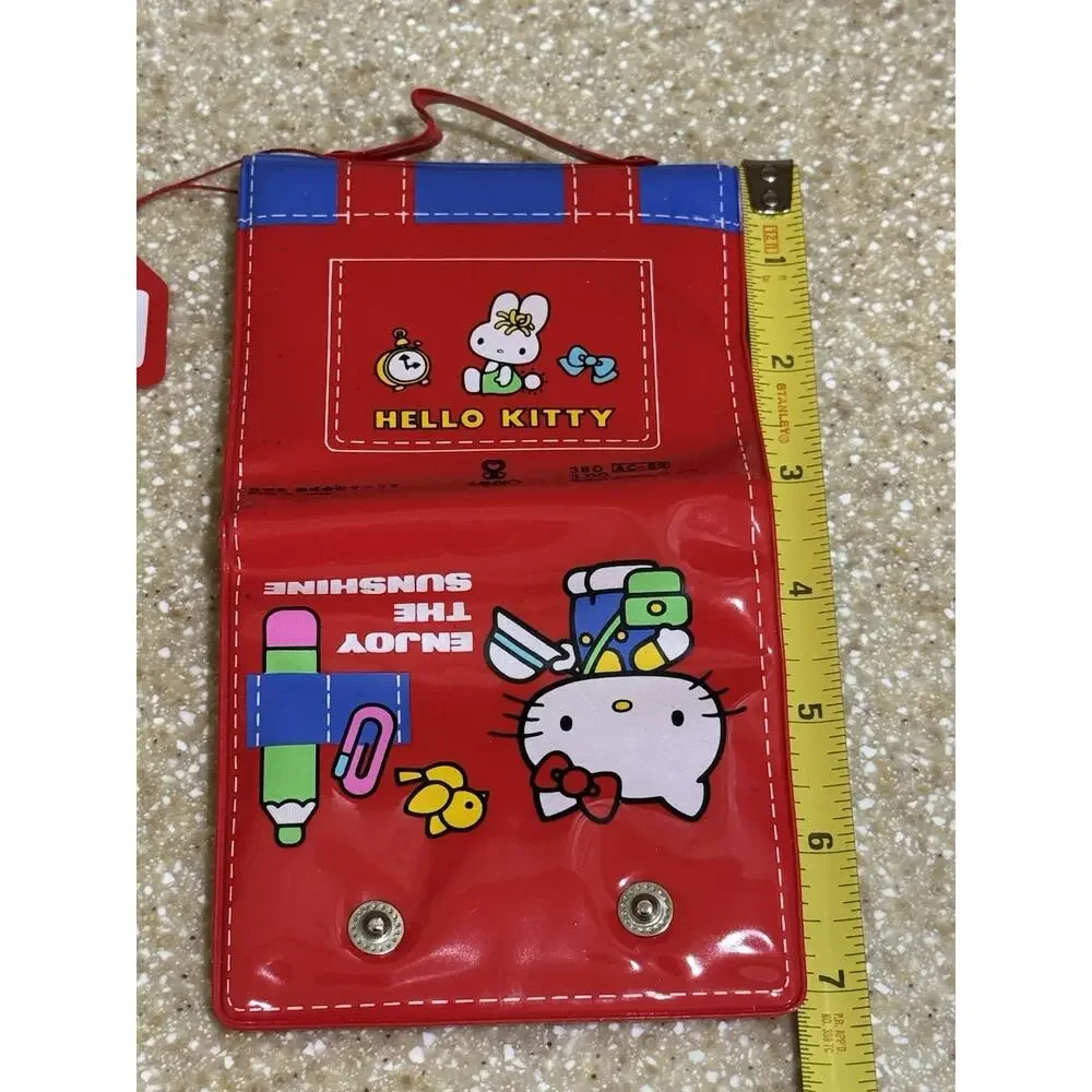 Hello Kitty 1976 Sanrio Red Suitcase Wallet with Handle 
